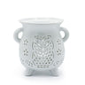 Cauldren Oil Burner - Owl - White - Soak Sanctuary Room Fragrance