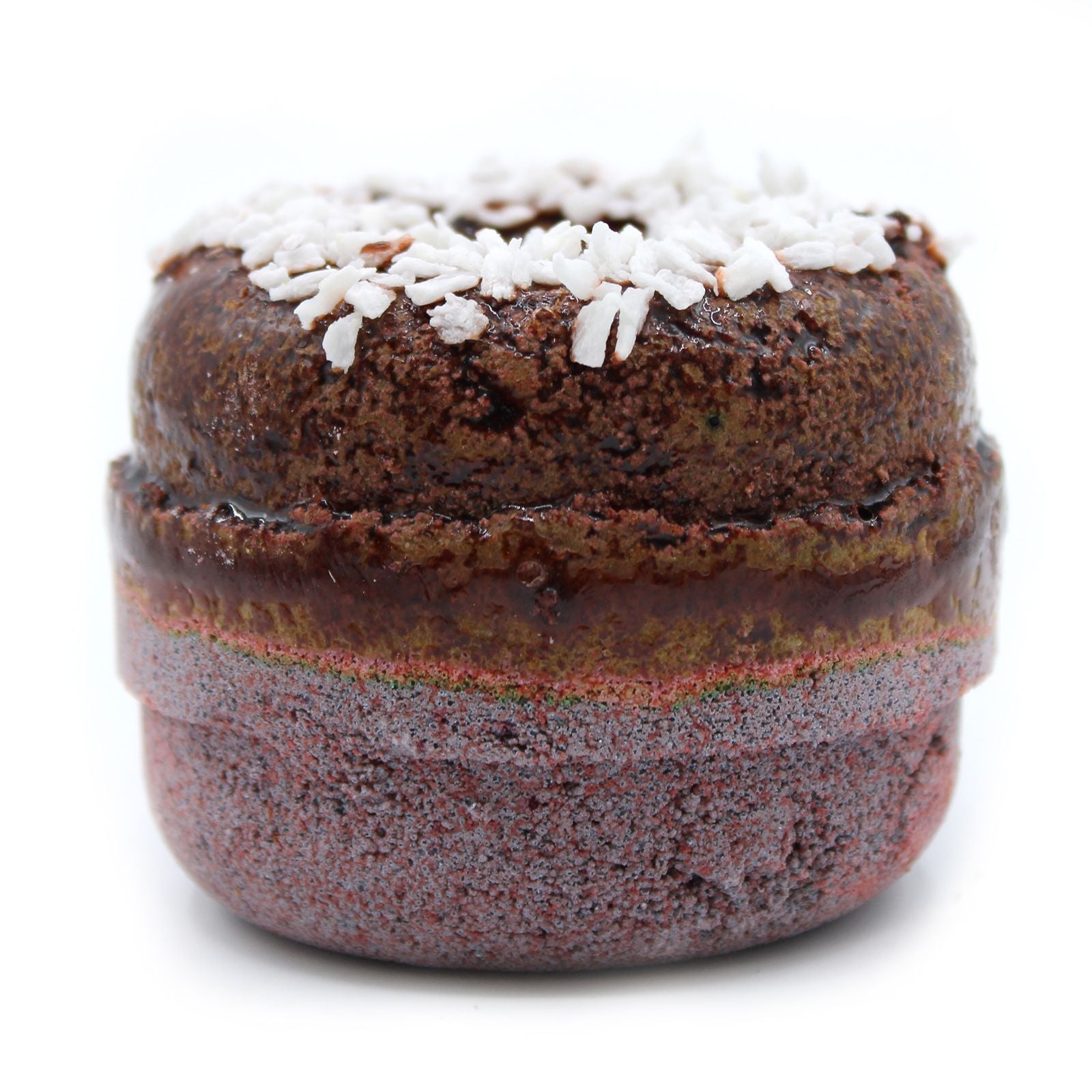 Chocolate & Coconut Bath Doughnut - Soak Sanctuary Bath Bombs