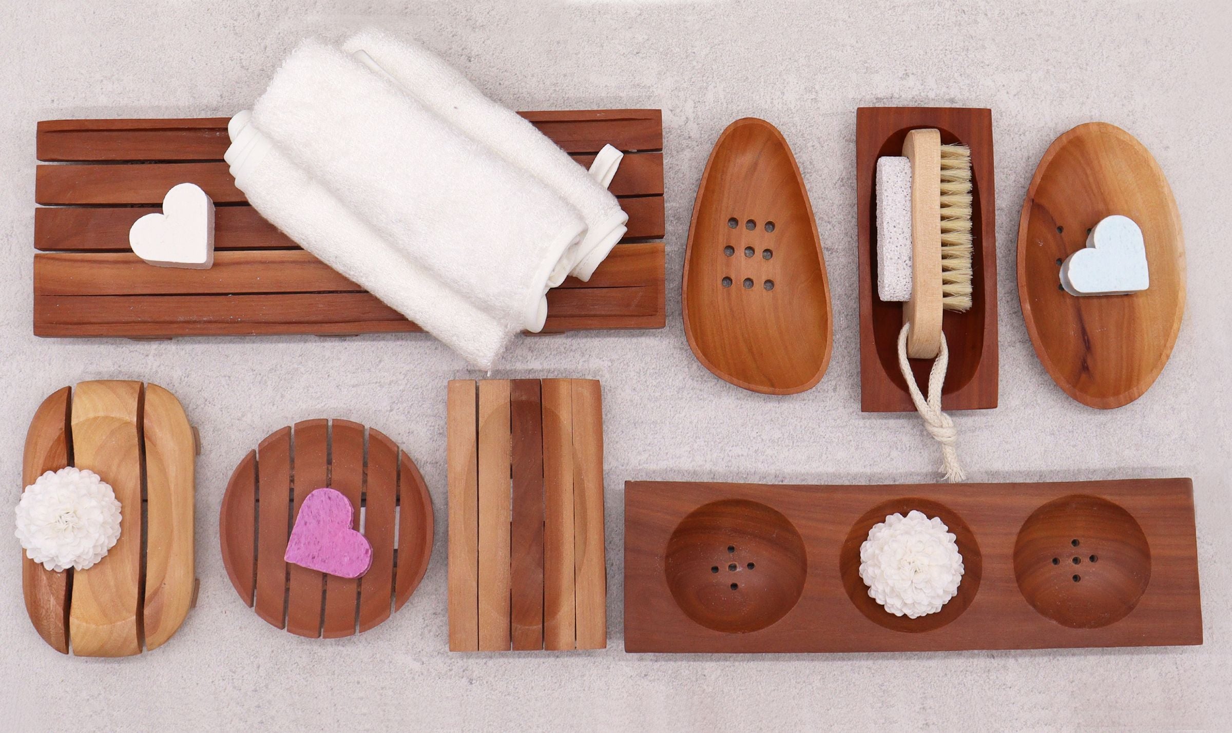 Classic Mahogany Soap Dish - Oval - Soak Sanctuary Accessories