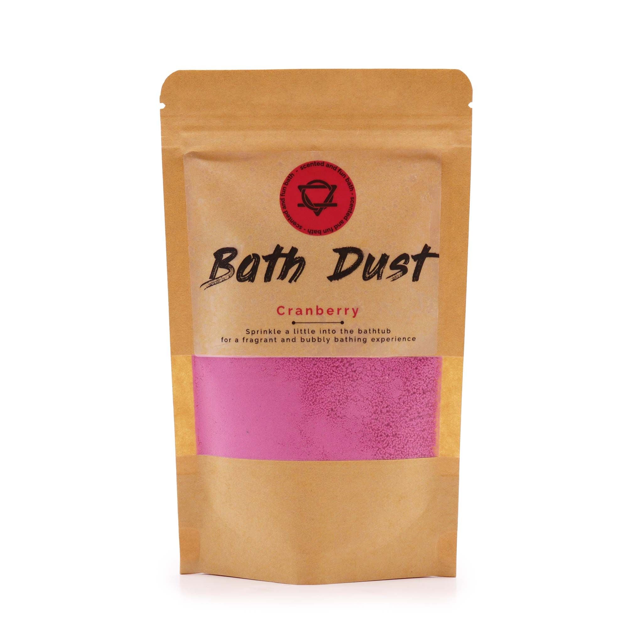 Cranberry Bath Dust 190g - Soak Sanctuary Bath Dust