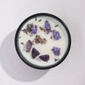 Crystal Flower Candle - The Moon - Soak Sanctuary Candles