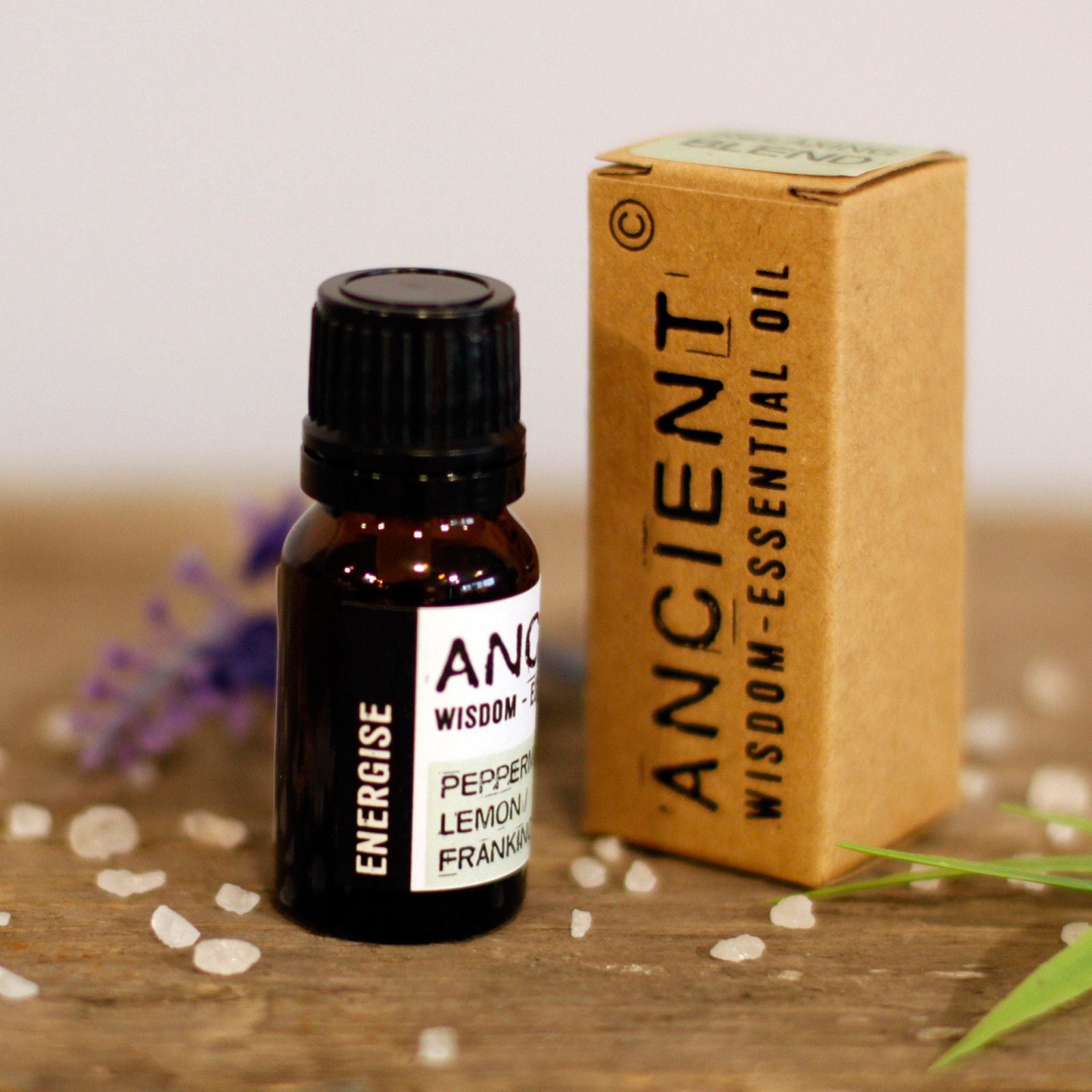 Energising Essential Oil Blend: Peppermint, Frankincense & Lemon - 10ml - Soak Sanctuary Essential Oils