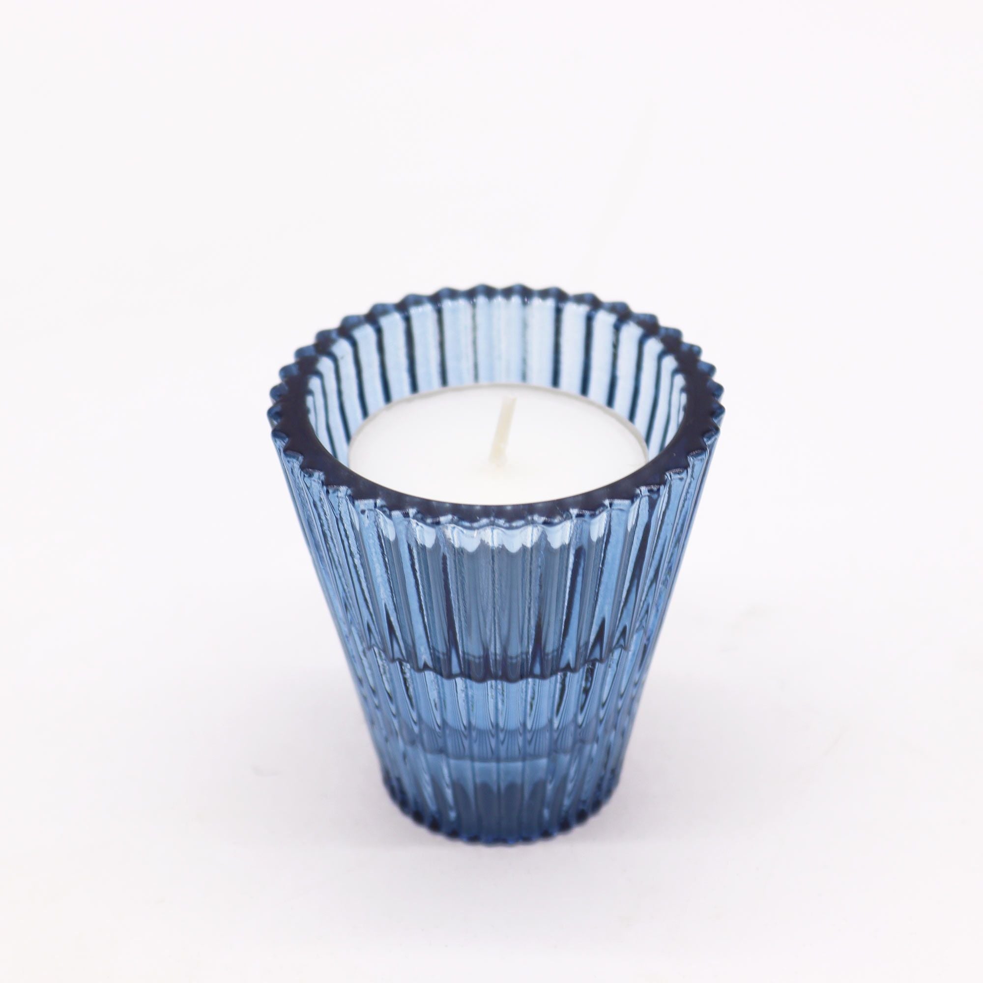 Flip Dinner Candle / Tealight Holder - Royal Blue - Soak Sanctuary Candles