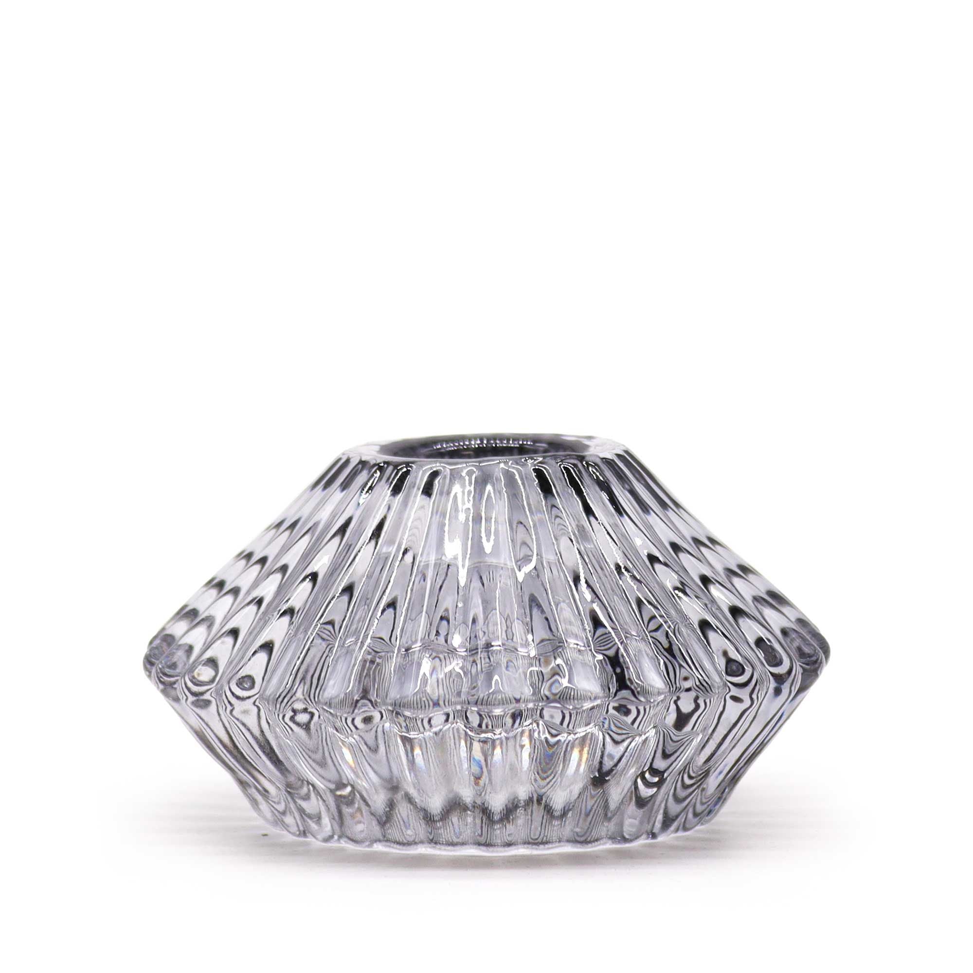 Flower Flip Dinner Candle / Tealight Holder - Midnight Grey - Soak Sanctuary Candles