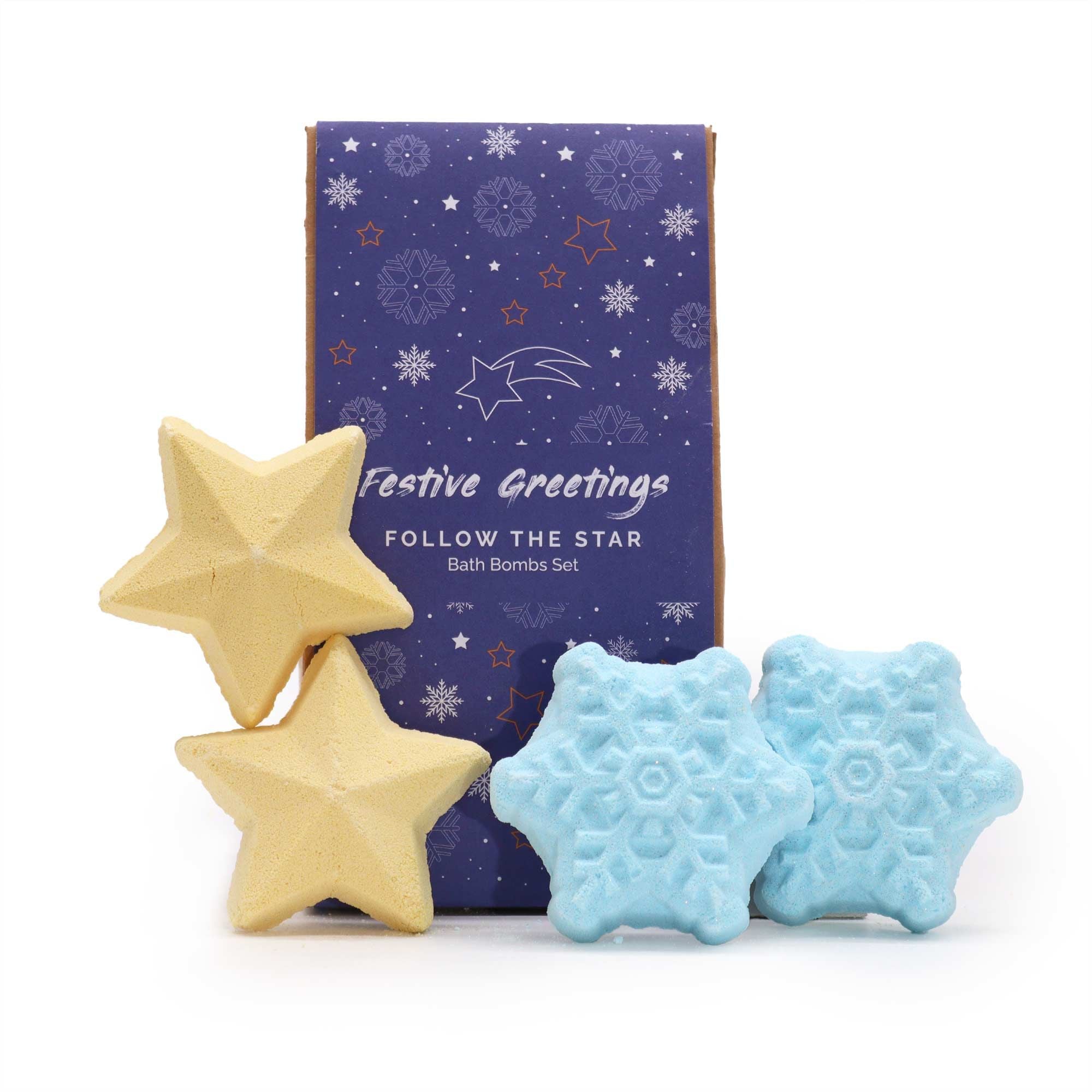 Follow the Star Christmas Bath Bomb Gift Pack - Soak Sanctuary Bath Bombs