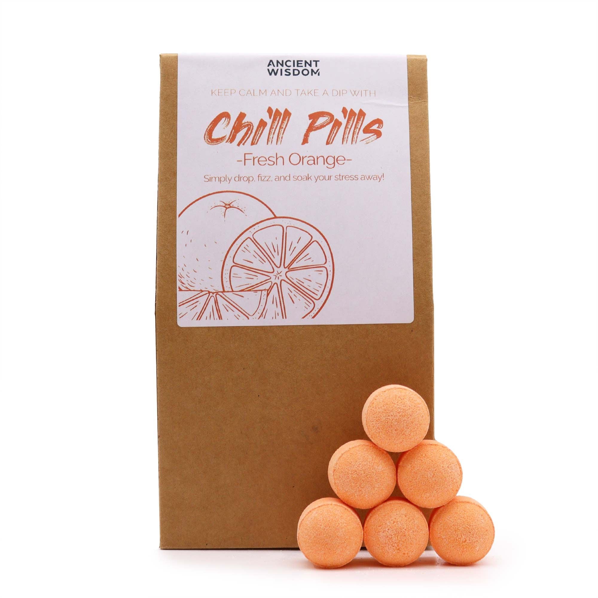 Fresh Orange Mini Bath Bomb Gift Pack - Soak Sanctuary Bath Bombs