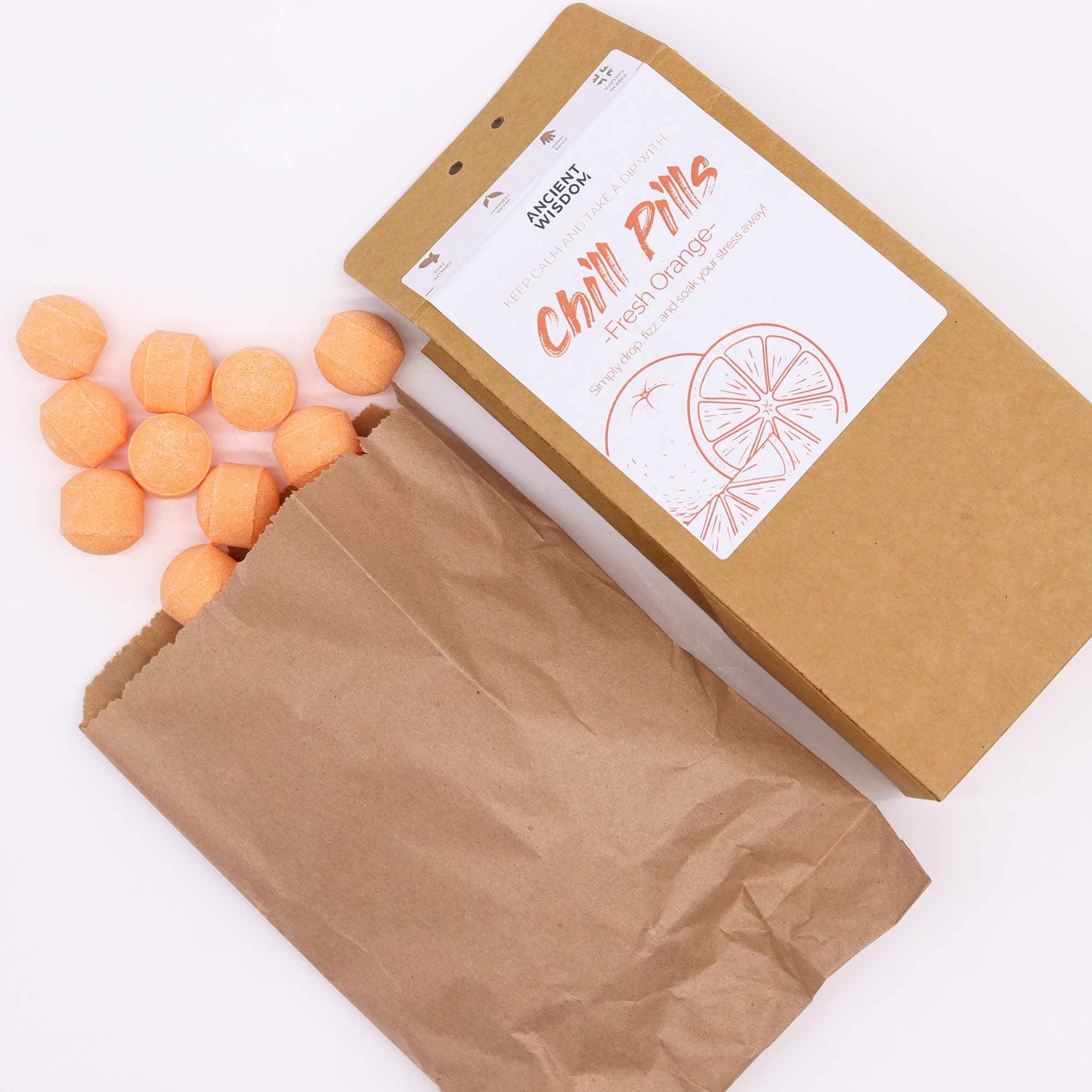 Fresh Orange Mini Bath Bomb Gift Pack - Soak Sanctuary Bath Bombs