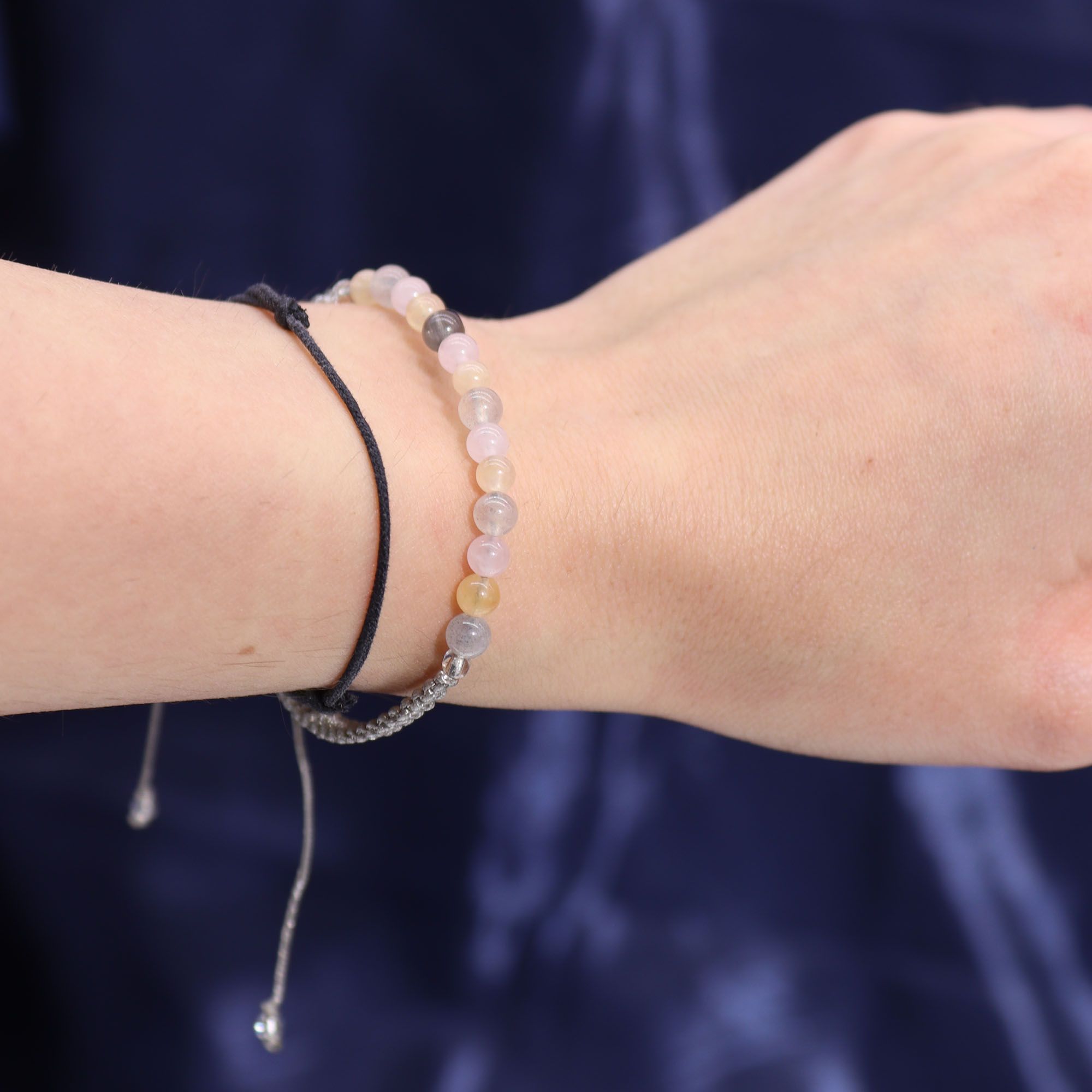 Gemini Zodiac Crystal Candle with Gemstone Bracelet - Soak Sanctuary Candles