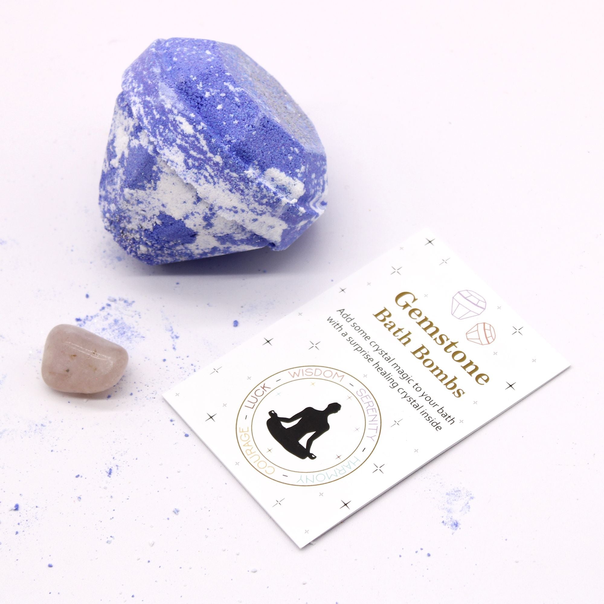 Gemstone Bath Bomb - Raspberry & Pomegranate - Soak Sanctuary Bath Bombs