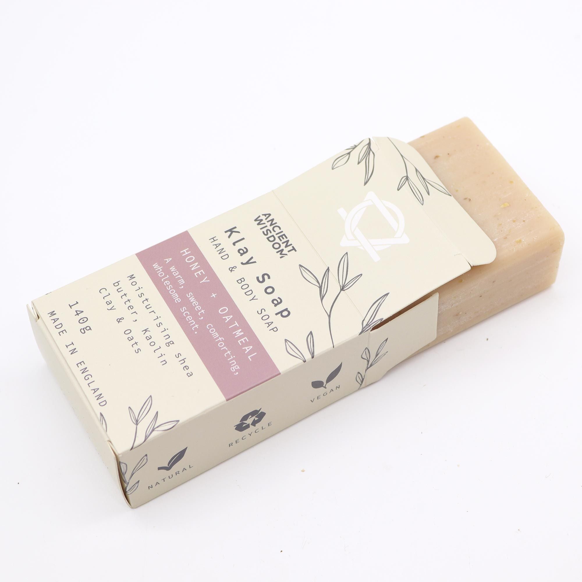 Honey Oatmeal Klay Soap - Soak Sanctuary Soap