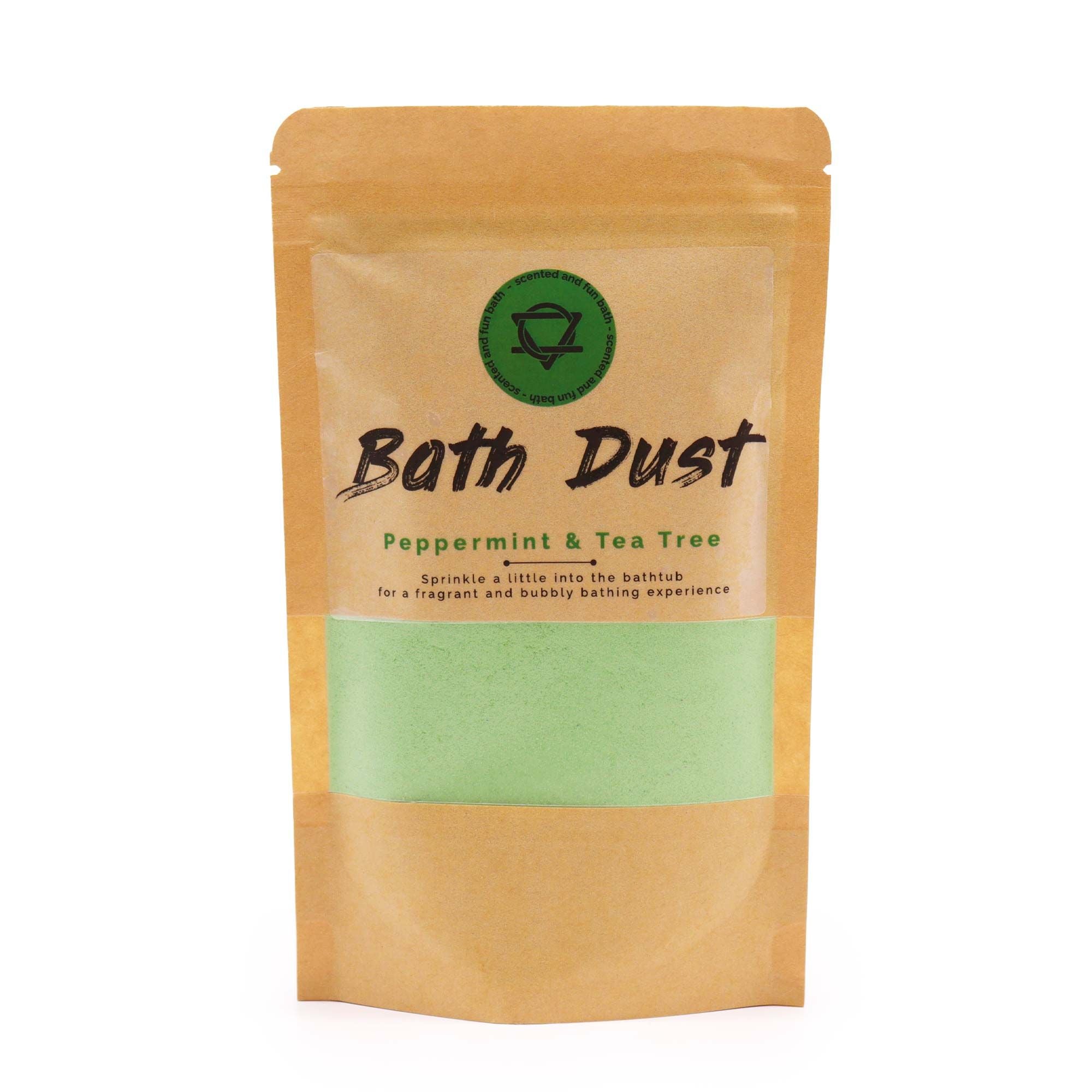 Peppermint & Tea Tree Bath Dust 190g - Soak Sanctuary Bath Dust