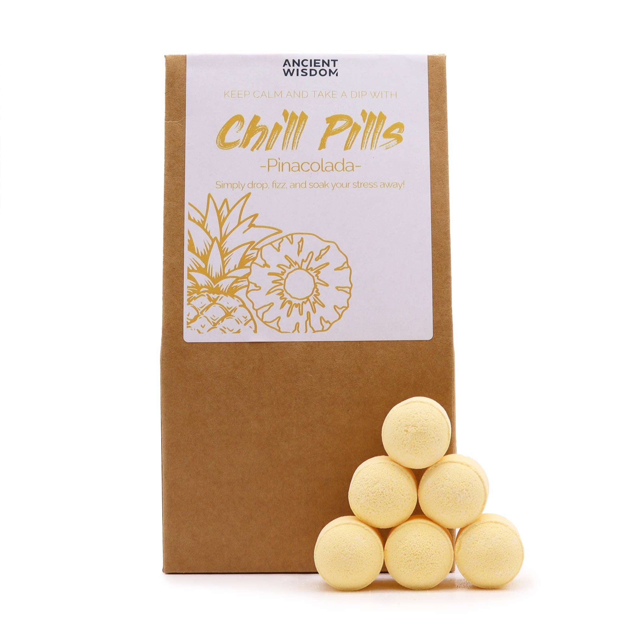 Pinacolada Mini Bath Bomb Gift Pack - Soak Sanctuary Bath Bombs