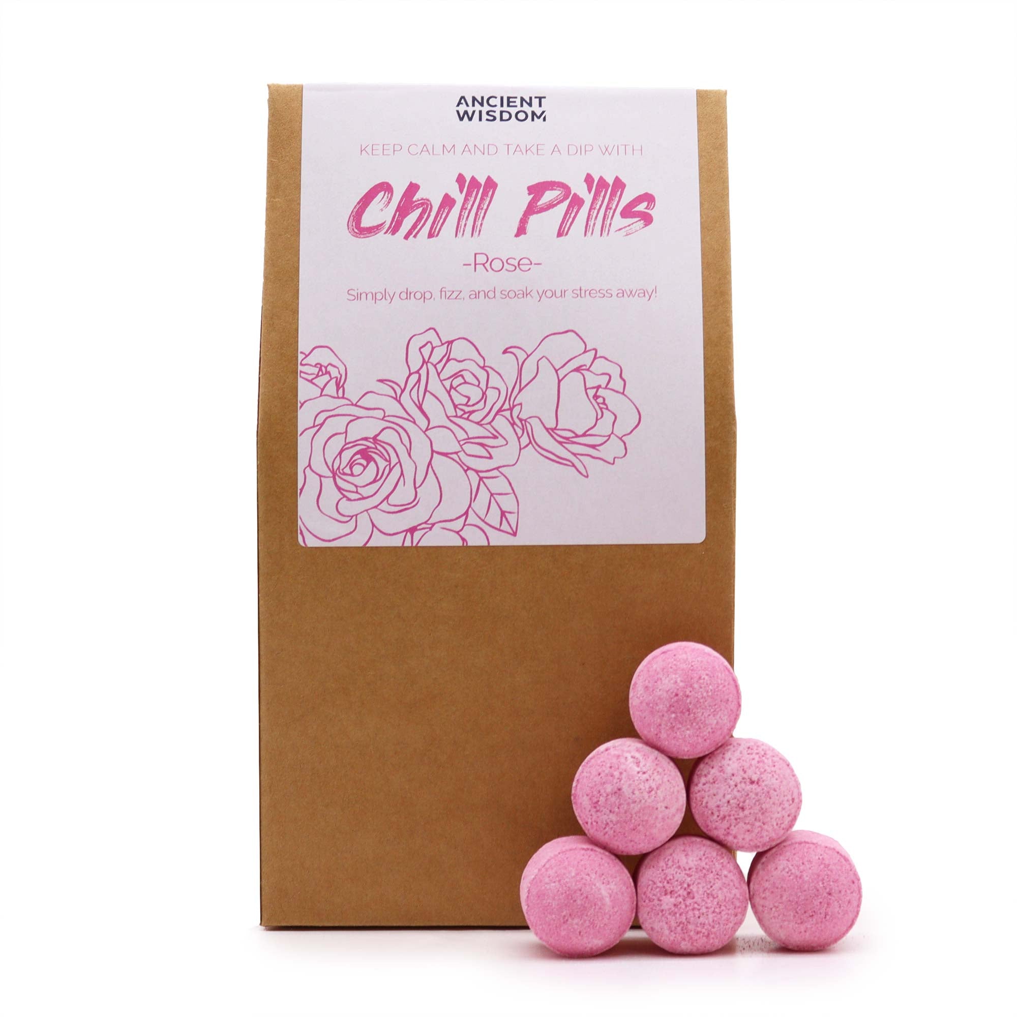 Rose Mini Bath Bomb Gift Pack - Soak Sanctuary Bath Bombs