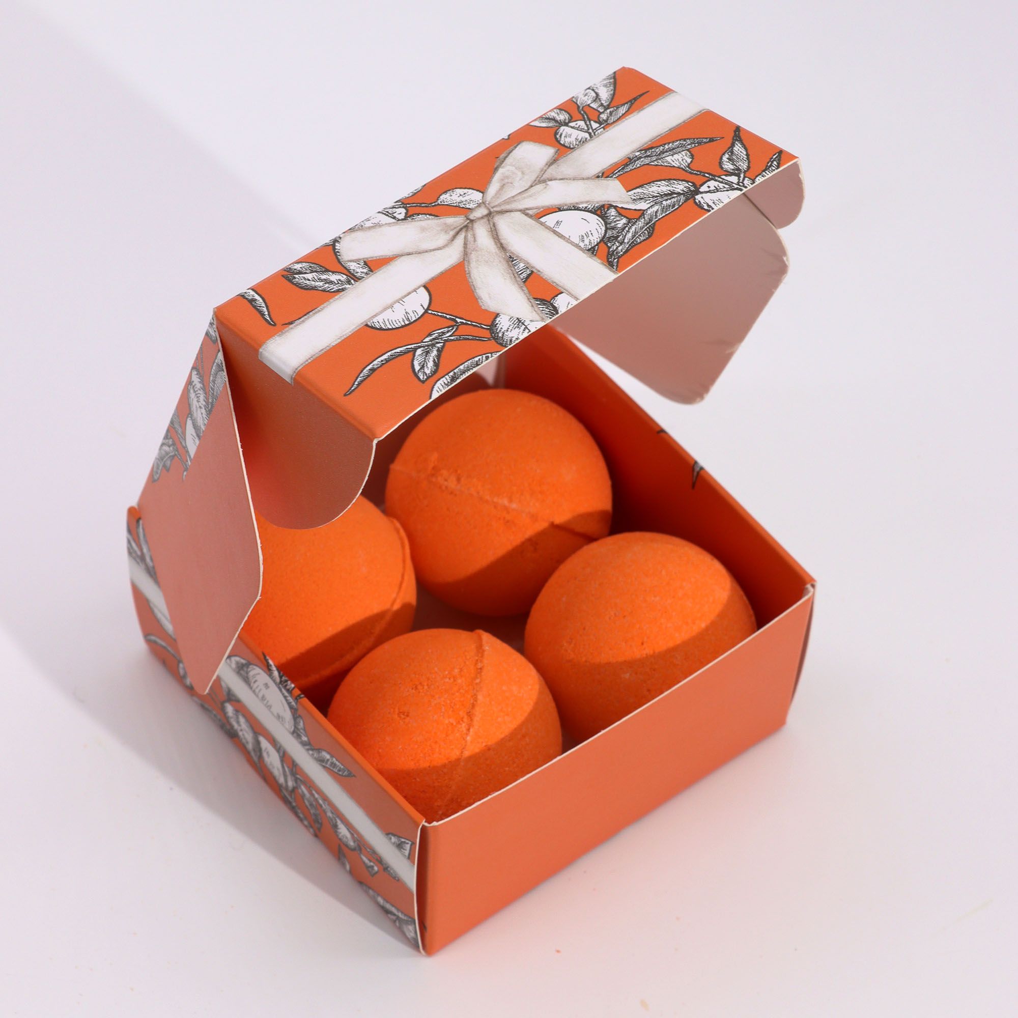 Set of 4 Vitamin C Bath Bombs – Aromatherapy Quartet - Soak Sanctuary Bath Bombs