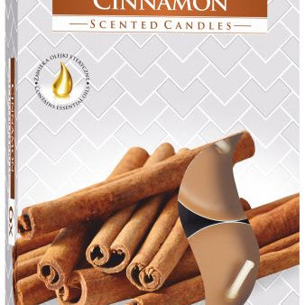 Set of 6 Scented Tealights - Cinnamon - Soak Sanctuary Candles