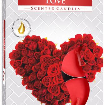 Set of 6 Scented Tealights - Love - Soak Sanctuary Candles