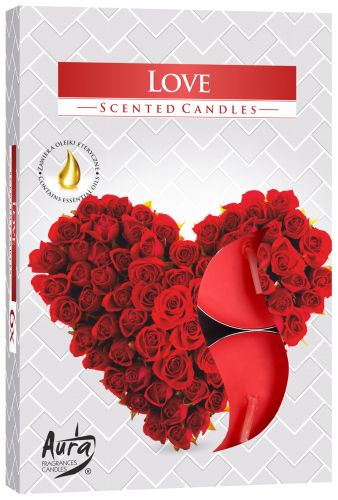 Set of 6 Scented Tealights - Love - Soak Sanctuary Candles