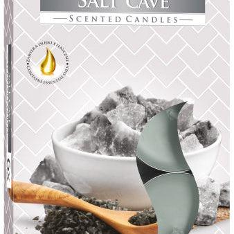 Set of 6 Scented Tealights - Salt Cave - Soak Sanctuary Candles