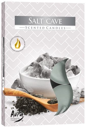 Set of 6 Scented Tealights - Salt Cave - Soak Sanctuary Candles