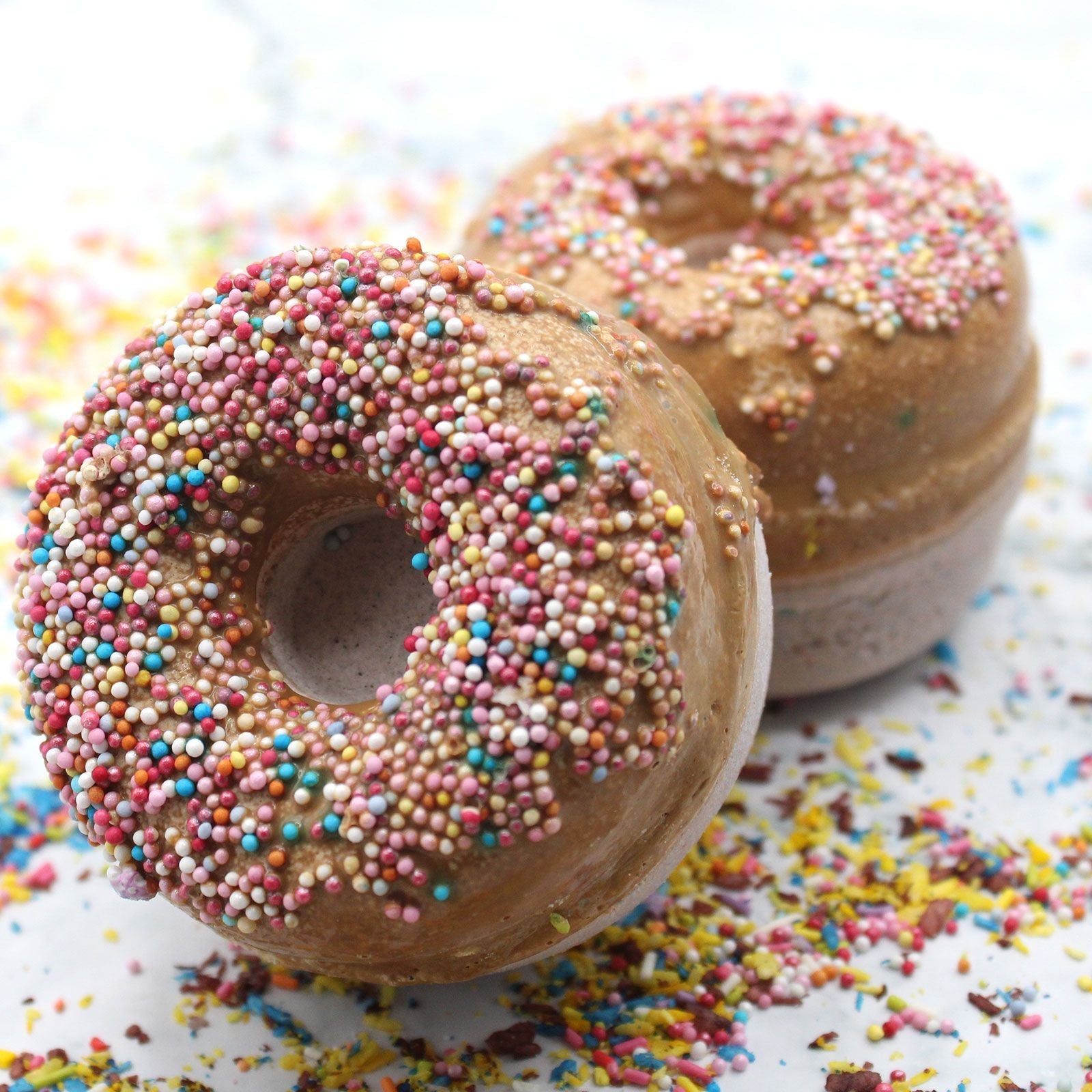Toffee & Caramel Bath Doughnut - Soak Sanctuary Bath Bombs