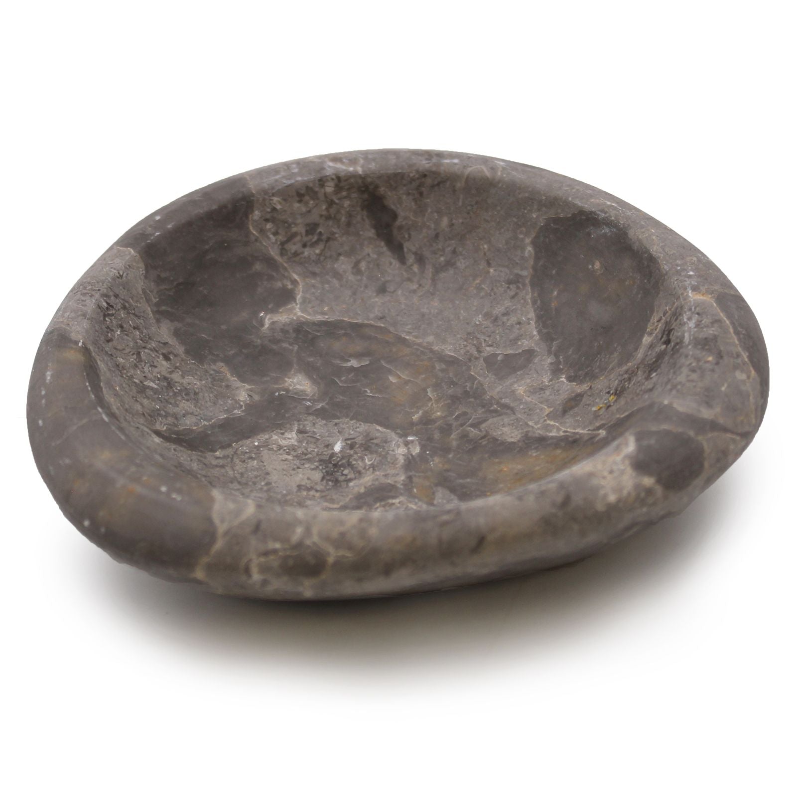 Tri - oval Marble Dish - Soak Sanctuary Accessories