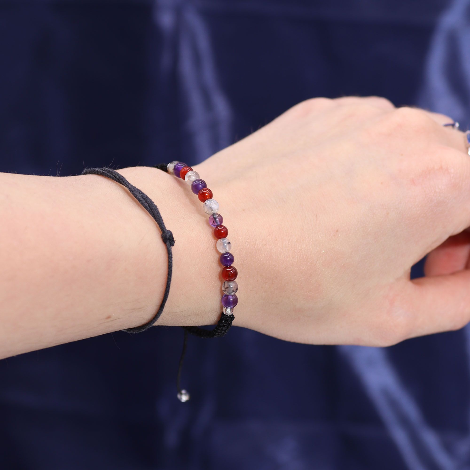 Virgo Zodiac Crystal Candle with Gemstone Bracelet - Soak Sanctuary Candles