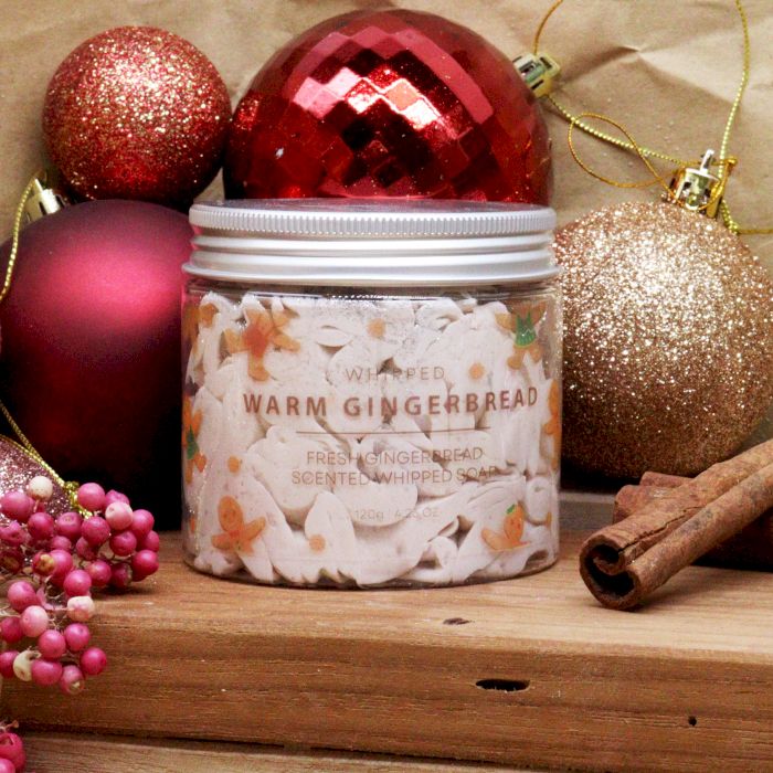 Warm Gingerbread Whipped Soap 120g - Soak Sanctuary Soap