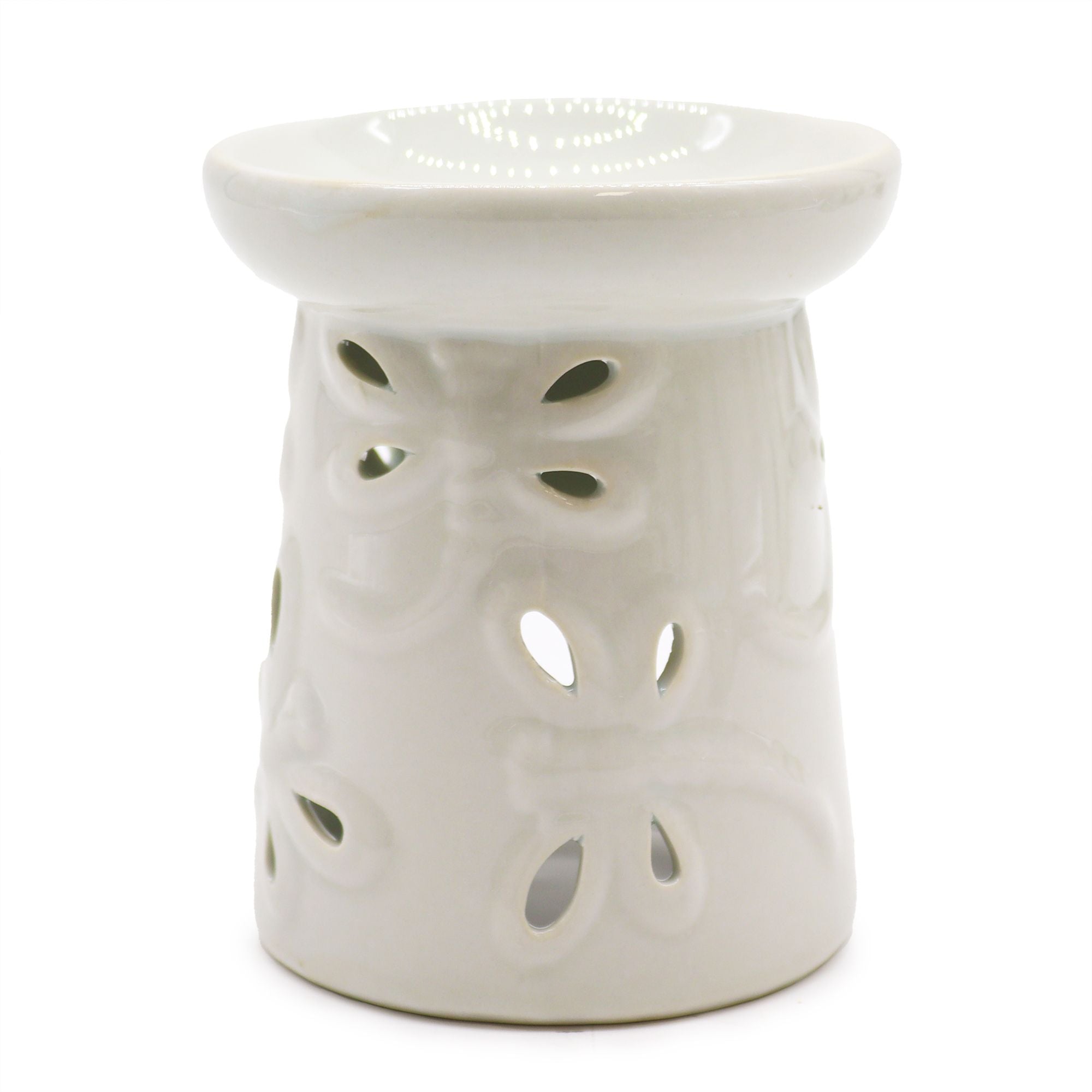 White Oil Burner - Dragonfly - Soak Sanctuary Room Fragrance