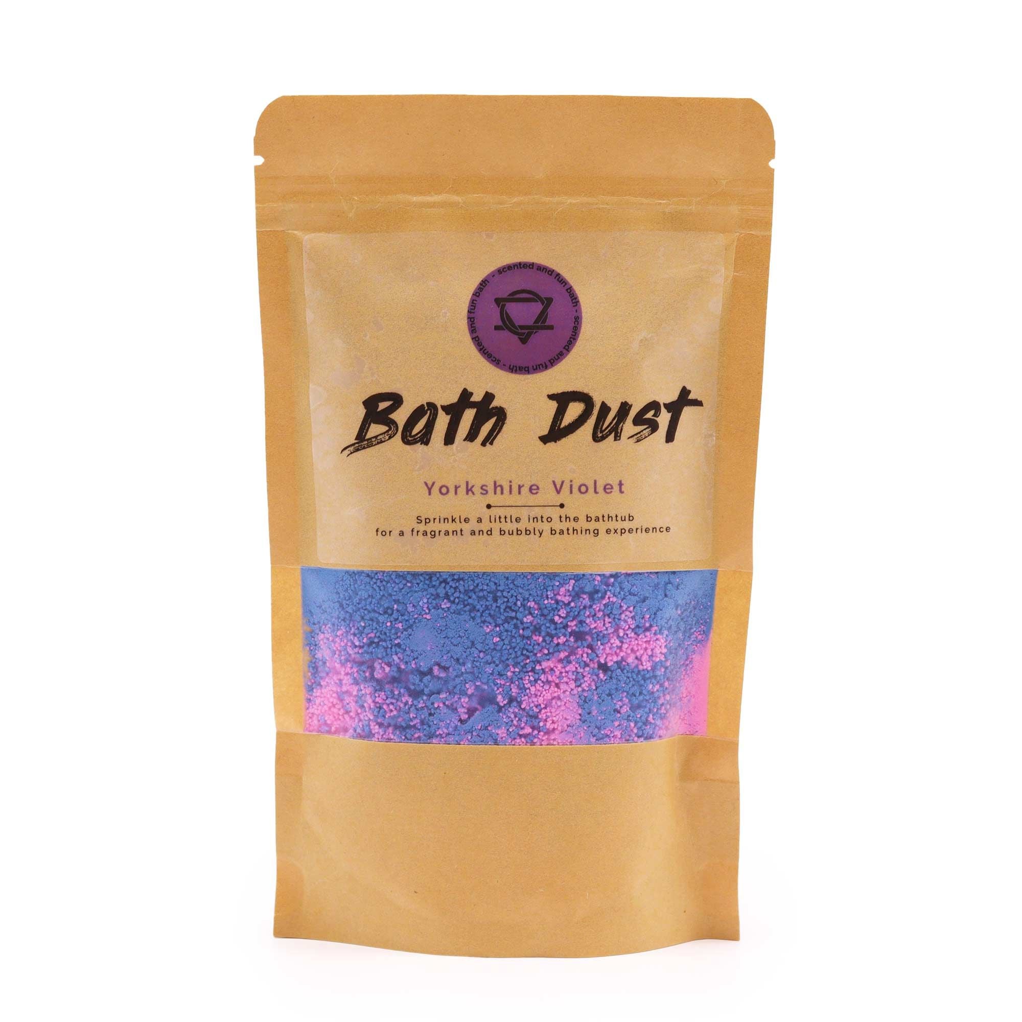 Yorkshire Violet Bath Dust 190g - Soak Sanctuary Bath Dust