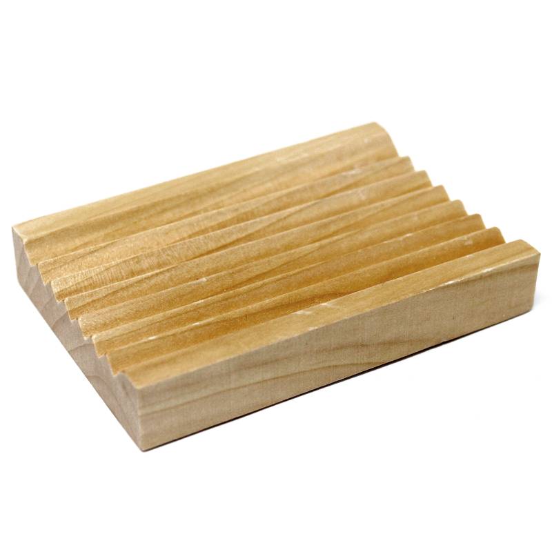 Groovy Hemu Wood Soap Dish - Soak Sanctuary Accessories