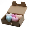 Heart Bath Bombs - Mixed Pack (Pk 6) - Soak Sanctuary Bath Bombs