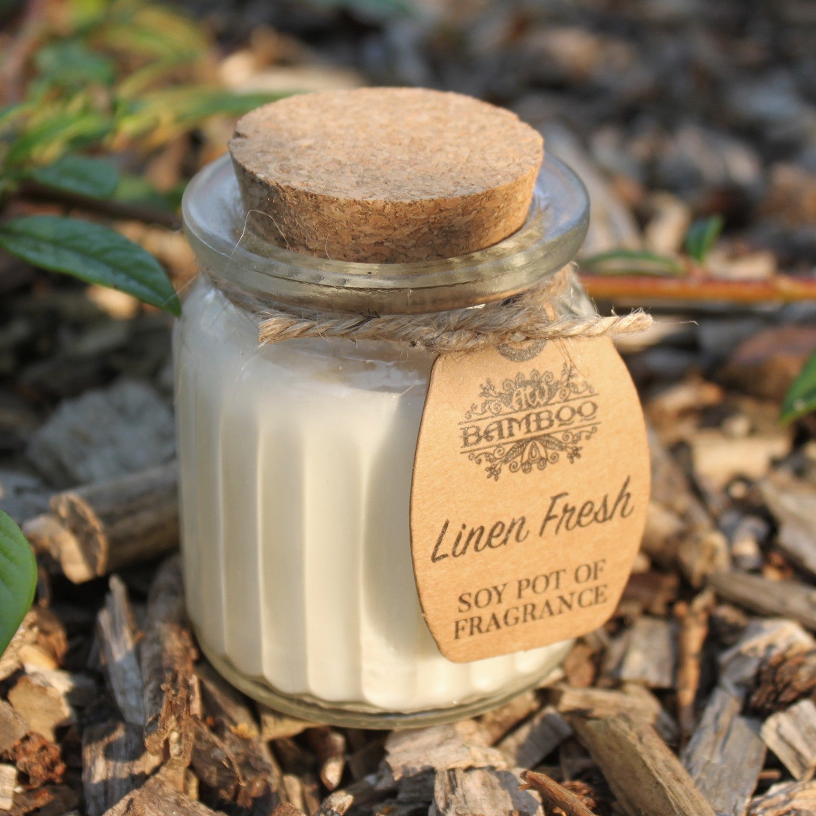 Linen Fresh Soy Candle Pots (Pk 2) - Soak Sanctuary Candles
