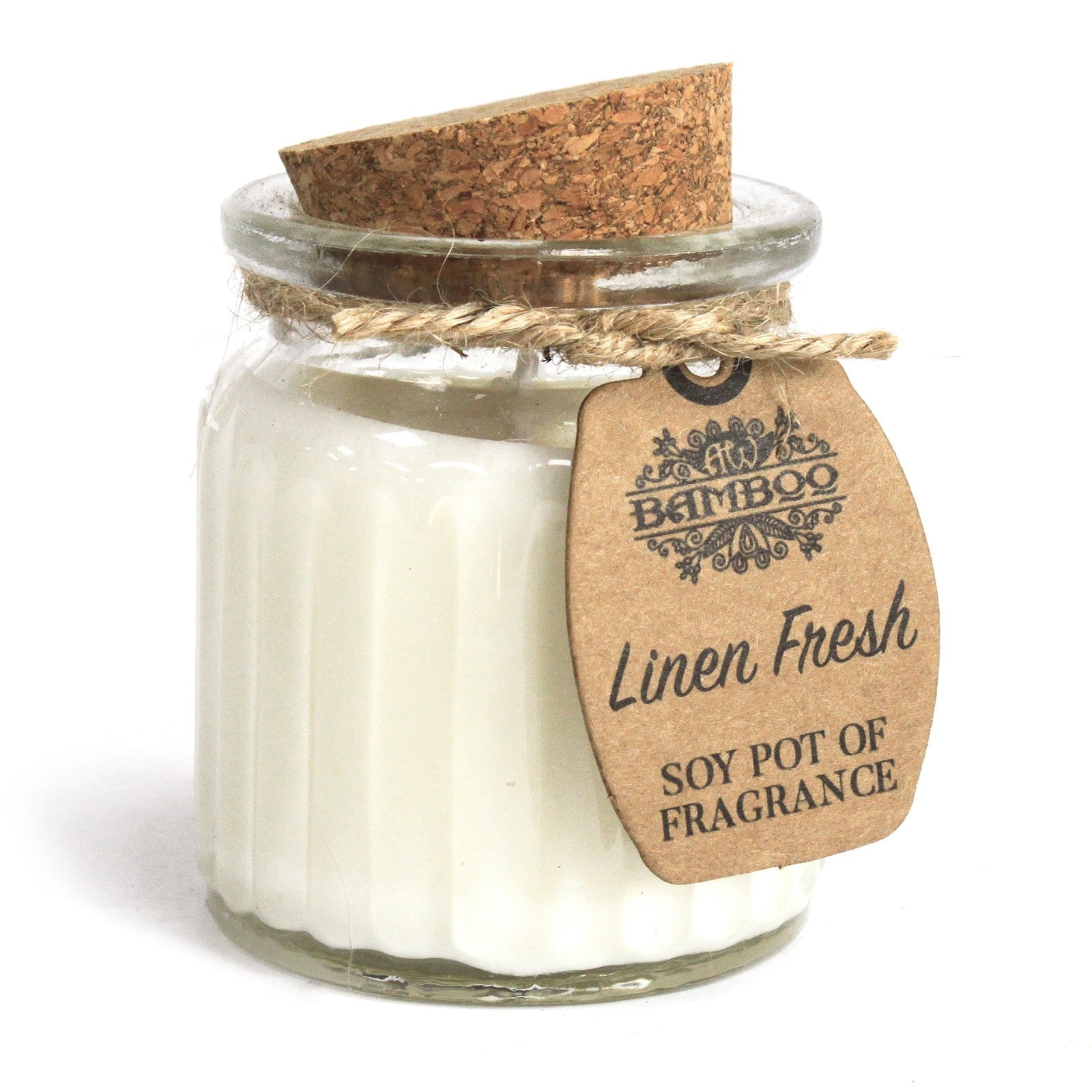 Linen Fresh Soy Candle Pots (Pk 2) - Soak Sanctuary Candles