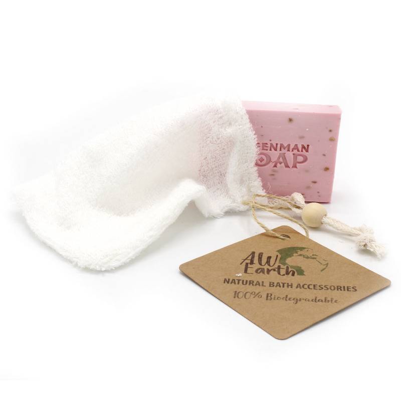 Natural Bamboo Soap Bag - Soak Sanctuary Accessories