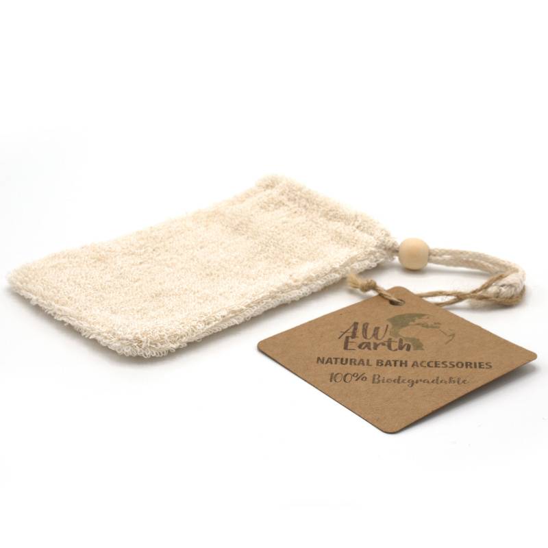 Natural Rami Soap Bag - Soak Sanctuary Accessories