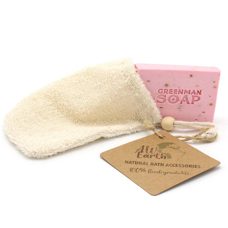 Natural Rami Soap Bag - Soak Sanctuary Accessories