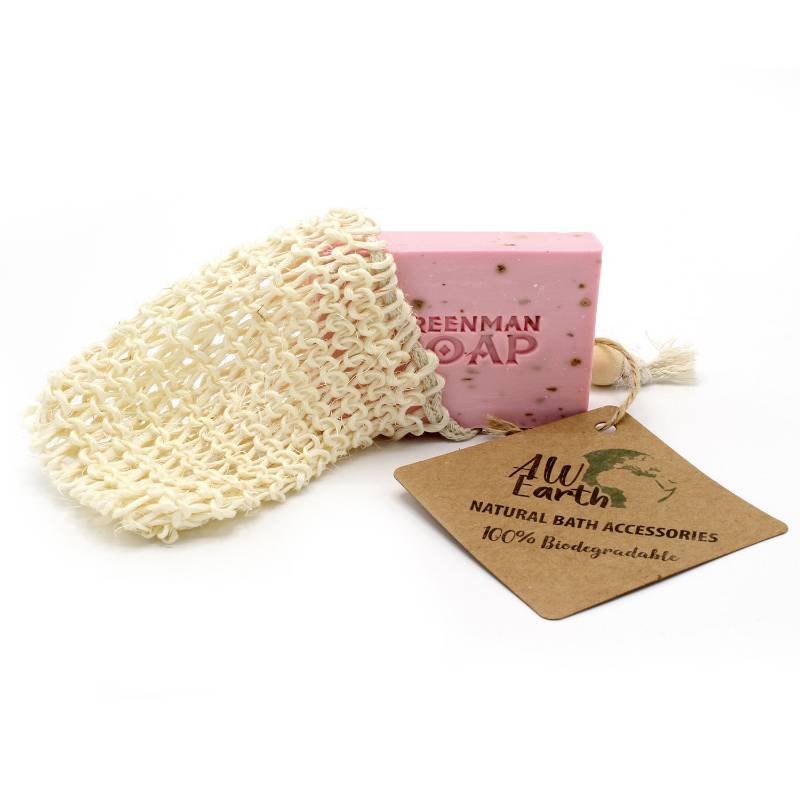 Natural Sisal Soap Bag - Soak Sanctuary Accessories