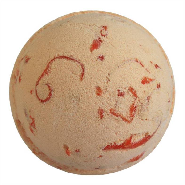 Papaya Bath Bomb with Coconut Butter - Soak Sanctuary Bath Bombs