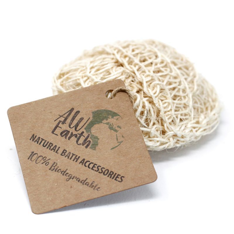 Sisal Soft Round Exfoliating Cushion - Soak Sanctuary Accessories