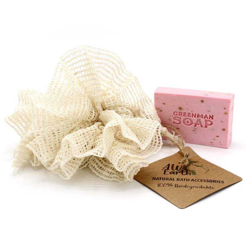 Small Natural Rami Scrunchy - Soak Sanctuary Accessories