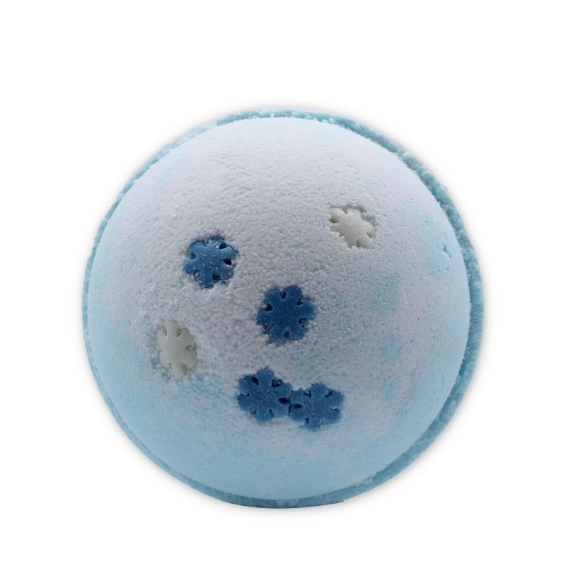 Snowflake Bath Bomb - Blueberries - Soak Sanctuary Bath Bombs