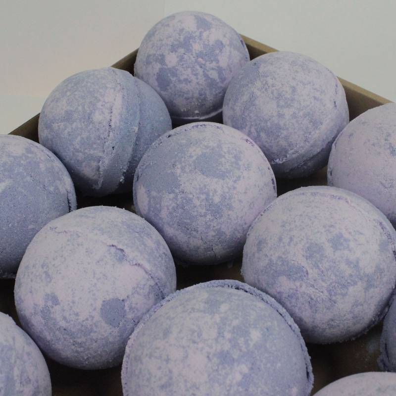 Yorkshire Violet Jumbo Bath Bomb - Soak Sanctuary Bath Bombs